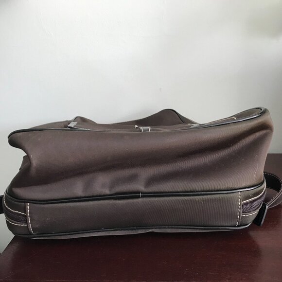 Caslon | Two-Compartment Brown Nylon Backpack - Picture 9 of 16